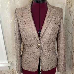Gold metallic jacket